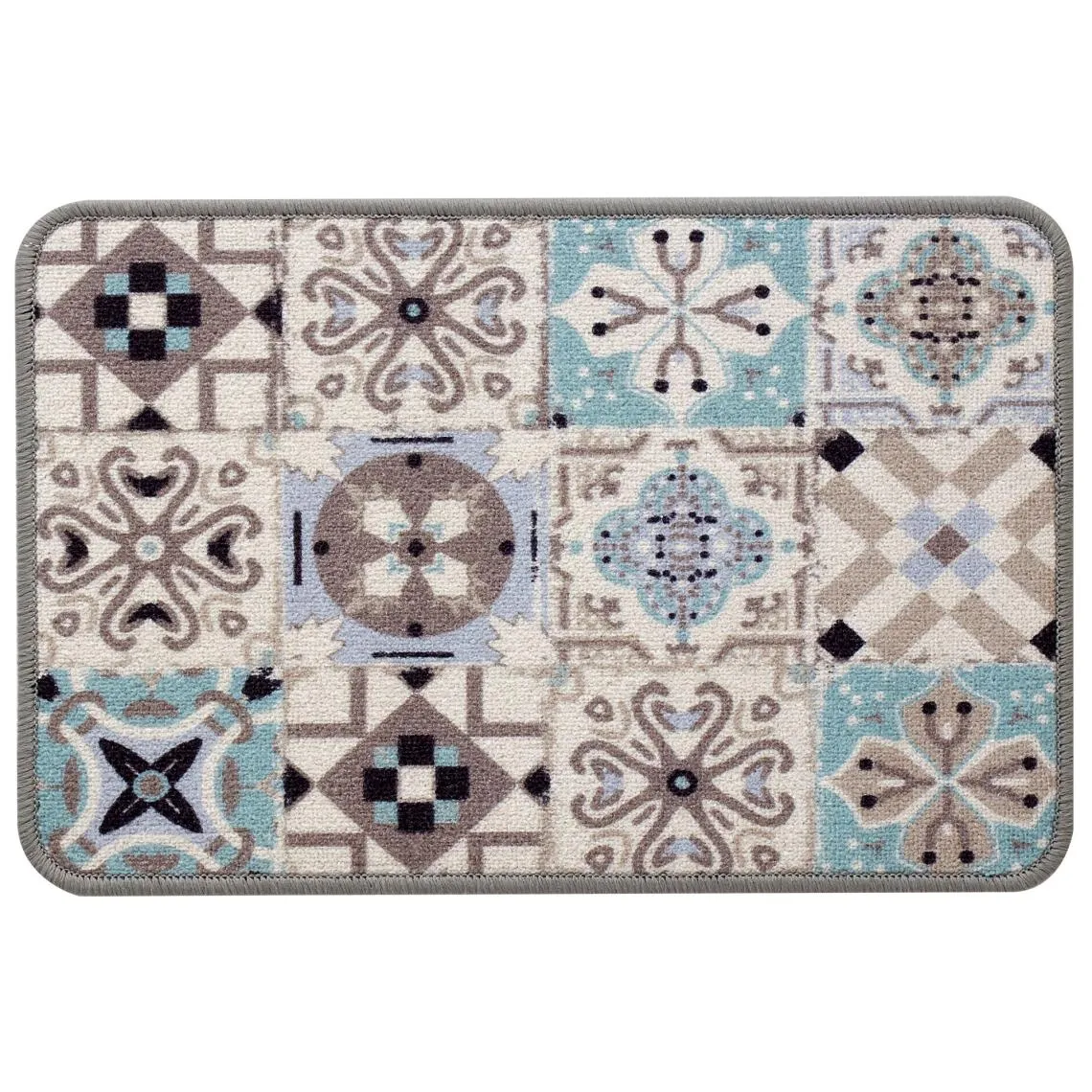 Tapis Carreaux CAROCIM Bleu 40x60 | 3 Suisses