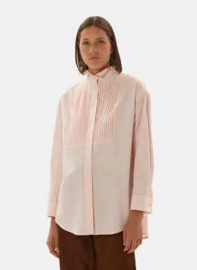 TARA JARMON  Chemise droit  longue longues chemise - carlina - Rose