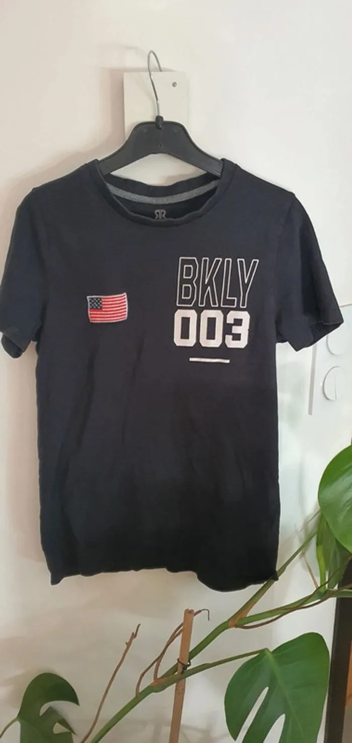 Tee-shirt noir. 150cm/12ans - La Redoute - 12 ans  | Beebs