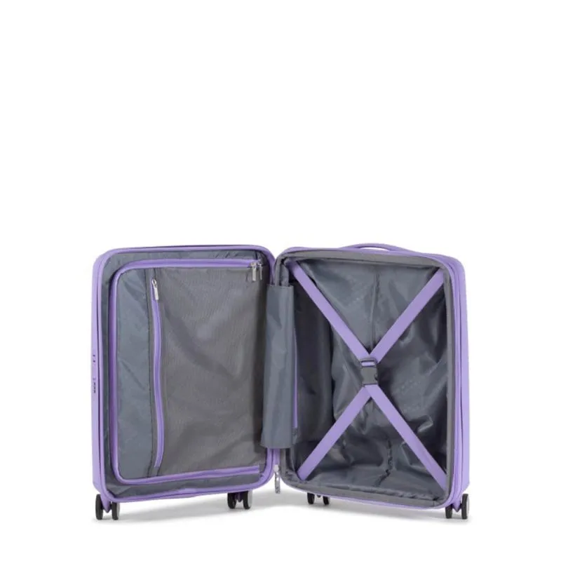 Valise cabine rigide American Tourister extensible Soundbox 55 cm Lavande - Violet