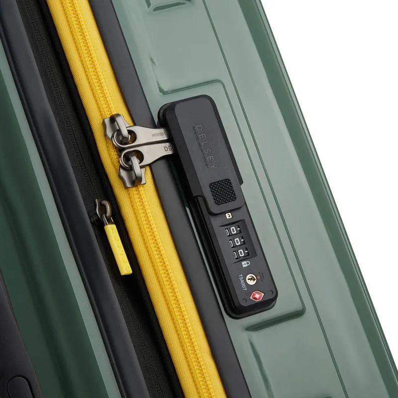 Valise rigide Delsey Rempart Trunk Extensible 80 cm Army - Vert