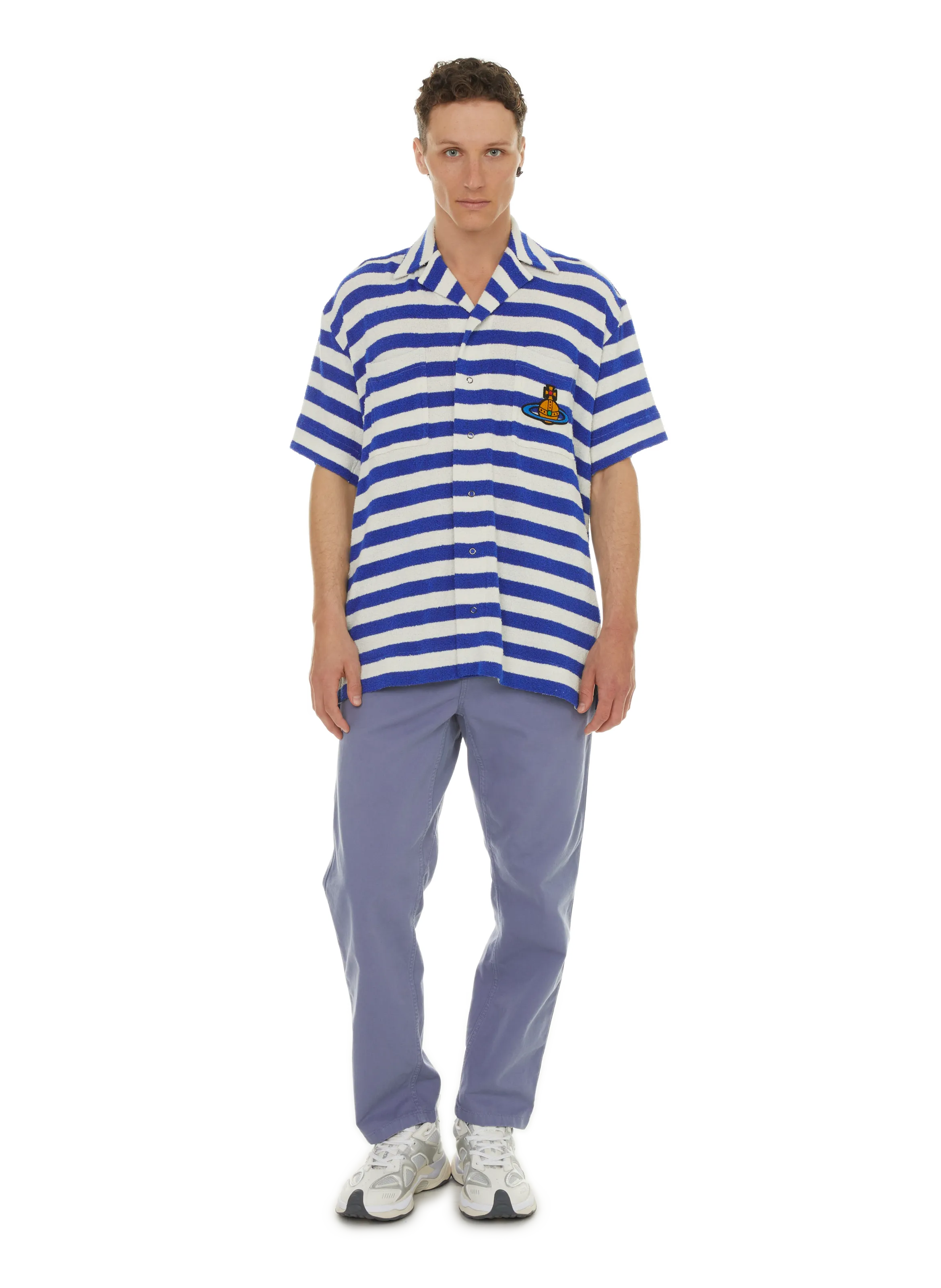 VIVIENNE WESTWOOD  Chemise rayée Camp - Bleu