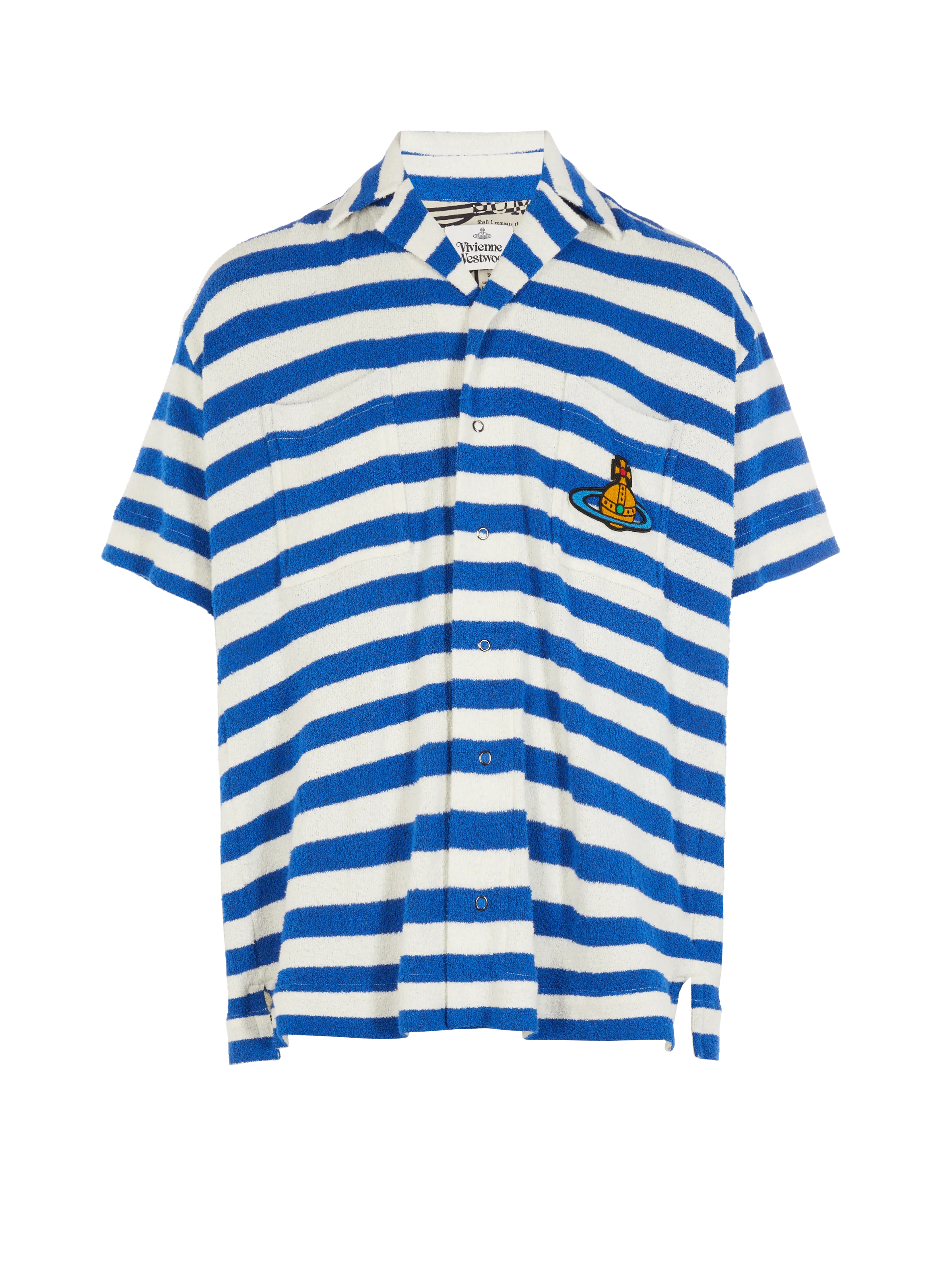 VIVIENNE WESTWOOD  Chemise rayée Camp - Bleu